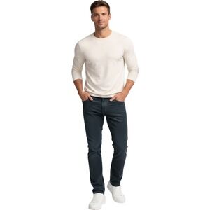 NWT Jachs New York Charcoal Gray Corduroy Pants Mens 31x32 Straight lg MSRP $119